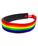 Rainbow Pride leatherette bracelet