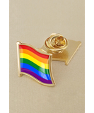 Rainbow Pride LGBT flag gloss enamel lapel pin