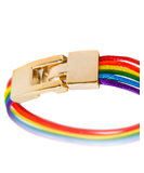 Rainbow Pride string bracelet