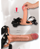 Realistixxx Hollow Silicone Strap-on