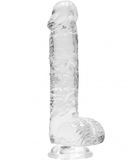 RealRock Crystal Cock TPE plastikas dildo