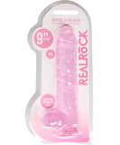 RealRock Crystal Cock Large TPE plastikust dildo