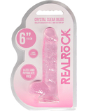 RealRock Crystal Cock TPE plastikust dildo