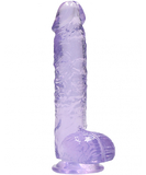 RealRock Crystal Cock TPE plastikust dildo