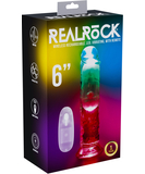 RealRock LED 6 inch kaugjuhtimispuldiga vibraator