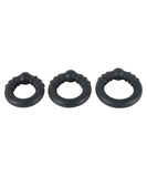 Rebel Weighted Silicone Cock Ring Set