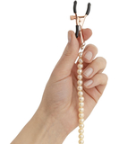 Rosy Gold nibuklambrid pärlitega