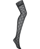 Obsessive black hold-up stockings