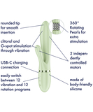 Satisfyer Pearl Bunny 2 vibrators ar rotējošām pērlītēm