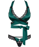 Obsessive Sensuelia green lingerie set