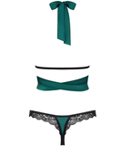 Obsessive Sensuelia green lingerie set