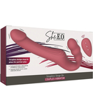 She.E.O. wibrator strap-on bez pasków z pilotem