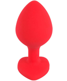 You2Toys Jewel Heart Silicone Plug Medium