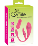 Smile Double Pleasure vibroola ar klitora stimulatoru