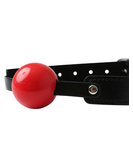 S&M Solid Red Ball Gag