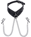 Sportsheets Velvet Noir Collar & Nipple Clamps