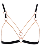Cottelli Lingerie strap & chain suspender set