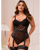 Subblime Ruta juodas bodis su grandinėlėmis