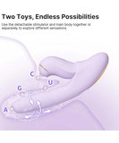 Svakom DuoGlow interaktywny wibrator ze stymulatorem łechtaczki