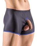 Svenjoyment black matte look open trunks