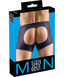 Svenjoyment black matte look open trunks