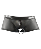 Svenjoyment black sheer mesh boxer briefs with cock ring