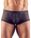 Svenjoyment black sheer striped boxer briefs