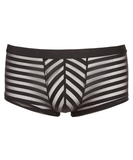 Svenjoyment black sheer striped boxer briefs