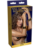 Taboom Dona золотистые металлические наручники