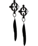 Taboom Nipple Press Clamps Velvet Feather