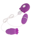 Temptation Unboxed Love Egg With Clit Stimulator Rechargeable