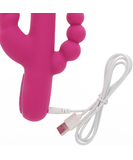 TOYJOY Triple Bliss vibrators ar klitora stimulatoru