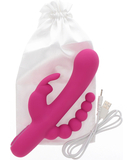 TOYJOY Triple Bliss vibratorius su klitorio stimuliatoriumi