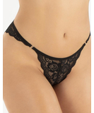 Underneath Eden black lace panty set