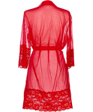 Axami Sexy Hot Sevilla red sheer peignoir