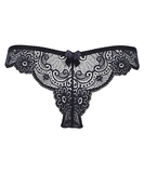 Axami Sexy Seductive Woman black lace thong