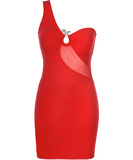 Axami Queen of the Night red mini dress