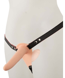 You2Toys vibruojantis dvigubas strap-on