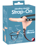 You2Toys vibruojantis dvigubas strap-on