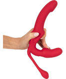 You2Toys Triple Teaser rihmavaba vibreeriv strap-on