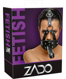 Zado Gag & Dildo leather head harness