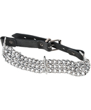 Zado leather & chain collar