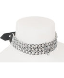 Zado leather & chain collar