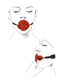 Zalo Rose Ball Gag