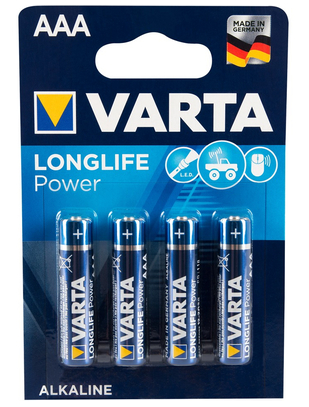 VARTA AAA baterijas (4 gab.)