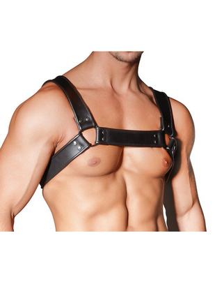 Zado leather chest harness