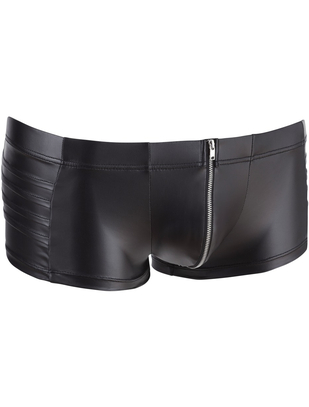 NEK black matte look trunks with zipper