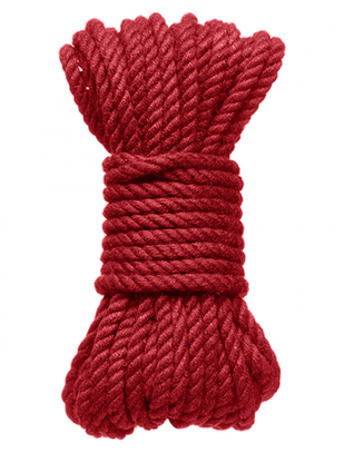 Kink Red Hemp Bondage Rope (9 m)