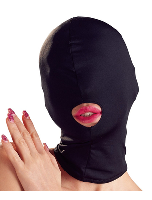 Bad Kitty black open mouth hood mask