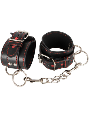 Bad Kitty leather-look hand cuffs